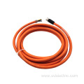 M12 T-CODED 4-PIN FEMALE SHIELD POWER PLUG Cable